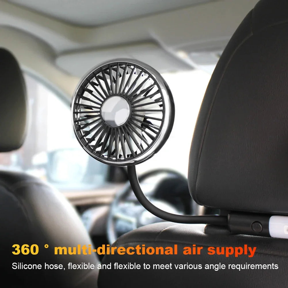 360° Car Seat Cooling Fan