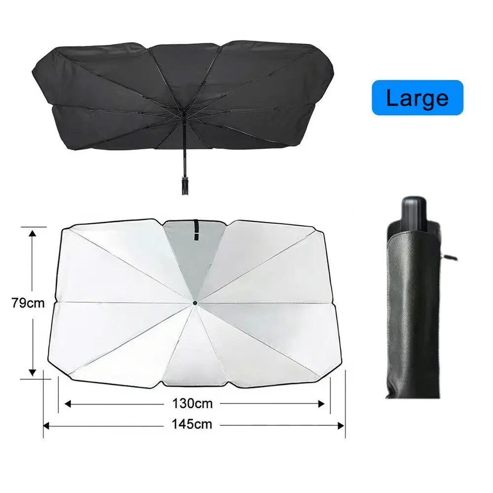Portable Car Sun Shade Umbrella for Windshield